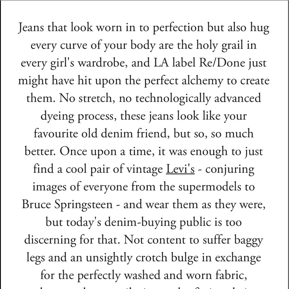 COPY - RE/DONE High Rise Ankle Crop Jeans - Picture 4 of 15